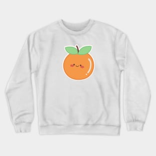 Kawaii Cute Orange Crewneck Sweatshirt
